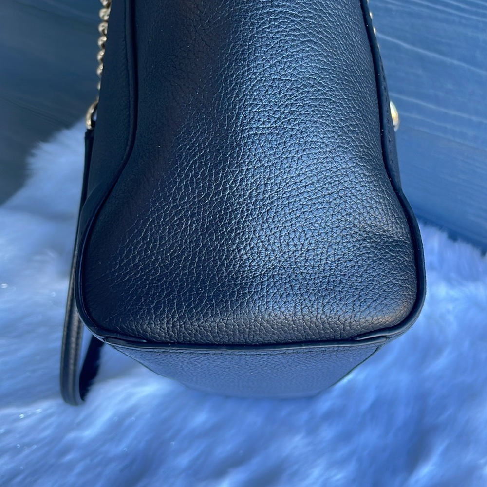 Coach Turnlock 27 Chain Leather Mollie Marley Tote Ava City - Picture 11 of 12